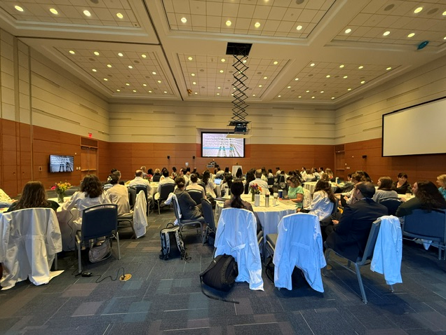 Attendee view of Research Symposium