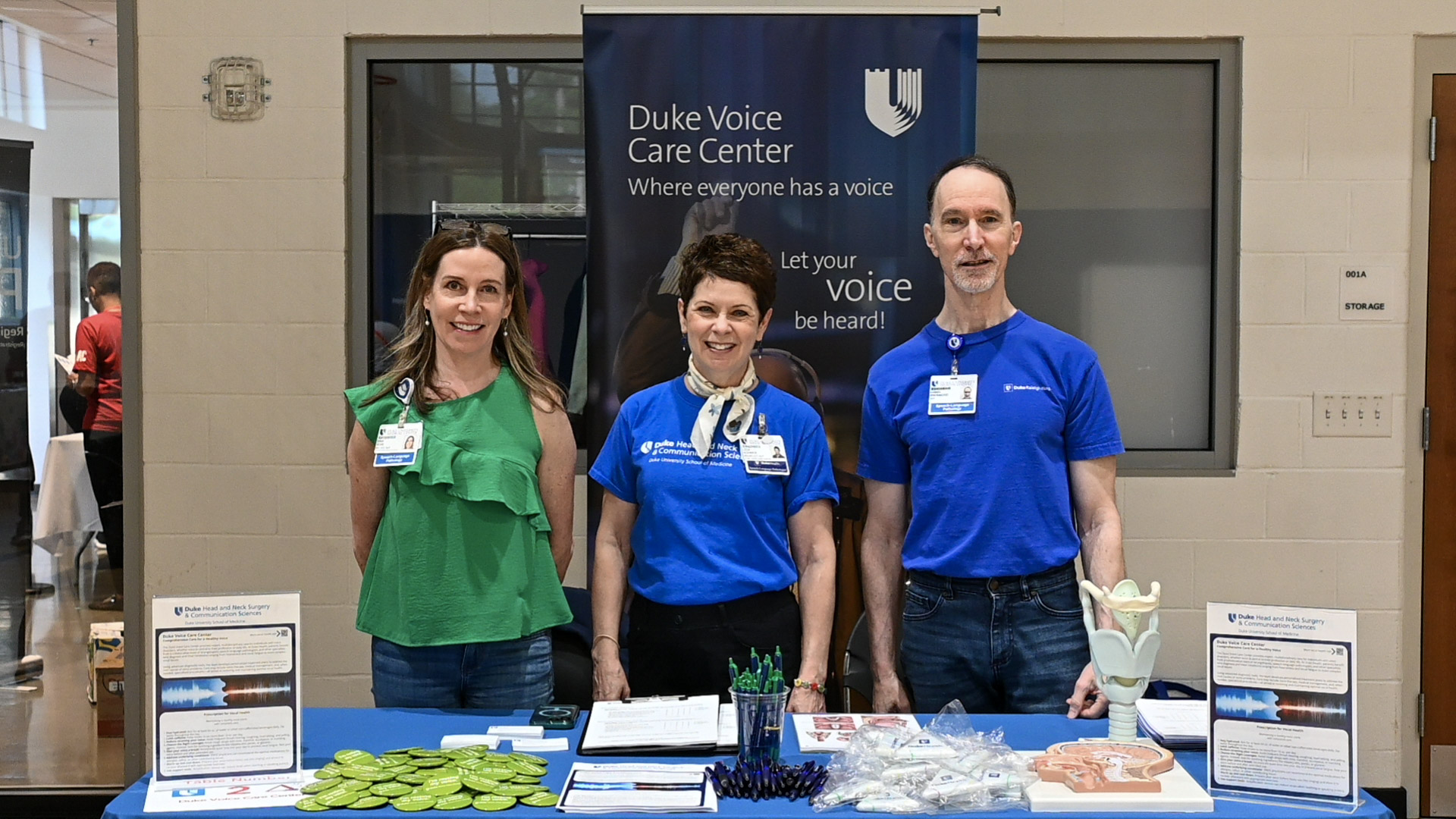 Voice Care Center therapists at event