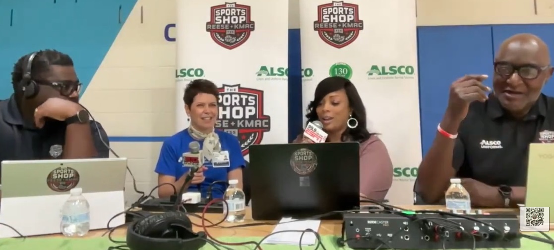 Leda Scearce shares vocal health tips with The Sports Shop team