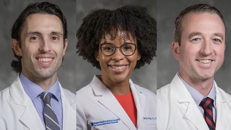 Dr. Formeister, Dr. Minga, and Dr. McClellan