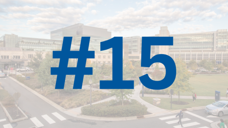 Duke Medicine Circle photo with #15 on it