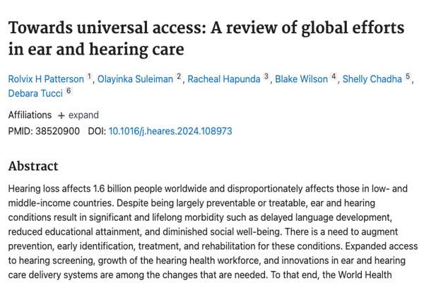 Towards Universal Access 3/2024 Patterson, Blake, Tucci