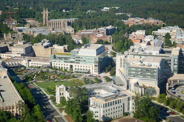Duke Medical Center aerial view