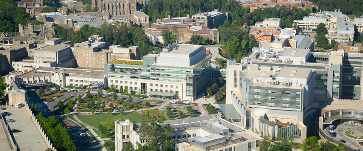 Duke Medical Center aerial view