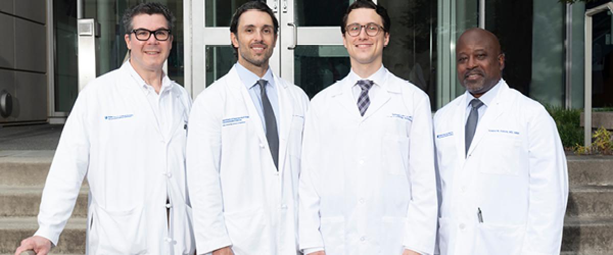 Drs. Kaylie, Formeister, Altonji, Francis in a group photo