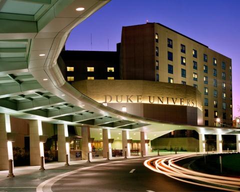 Duke University Hospital at Dusk