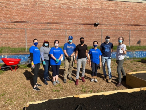 HNS&CS at the Local Community Garden