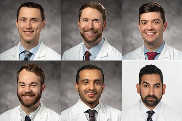 Six graduating chief residents 2024