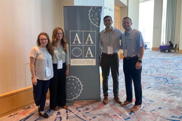 PGY-3 residents at American Academy of Otolaryngic Allergy annual course on allergy and immunology