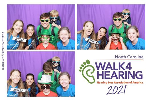 HNS&CS team at Walk4Hearing event