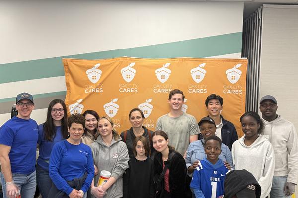 HNS&CS team a Oak City Cares