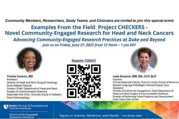 Image with event information and photos of both speakers