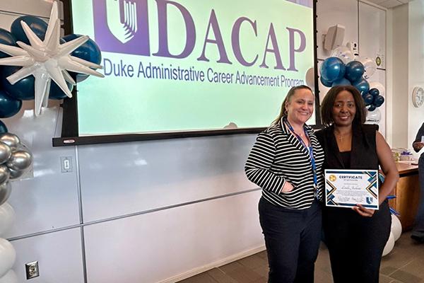 Left to right: Brooke Taylar (team lead) and Linda Jackson