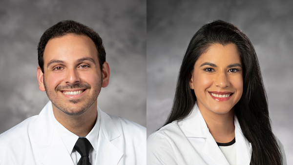 Ayad Ali, MD, PhD, and Talia Guardia, MD, PhD,