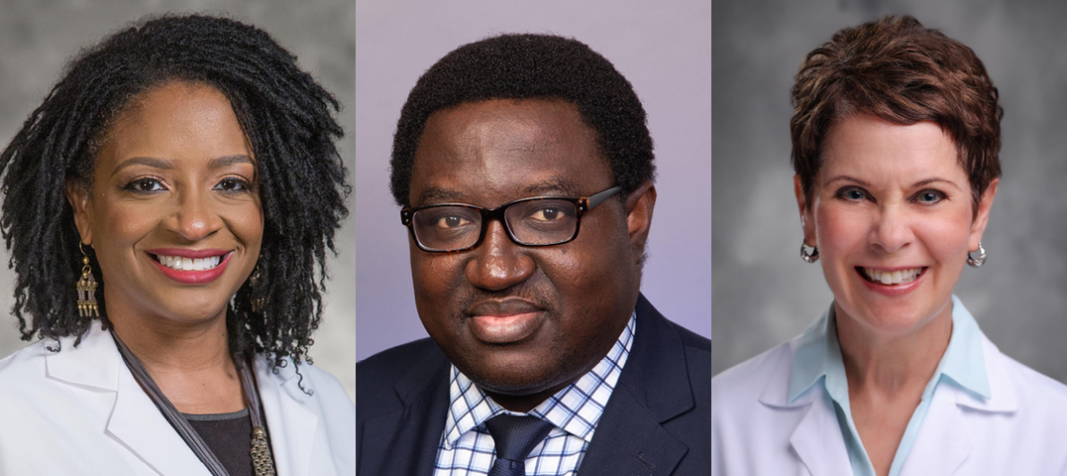 Trinitia Cannon, MD; Nosayaba Osazuwa-Peters, PhD, MPH, BDS; and Leda Scearce, CCC-SLP, MM, MS 