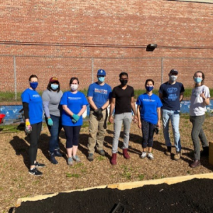 HNS&CS at the Local Community Garden