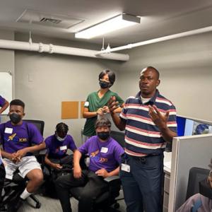 Dr. Frank Ito with students