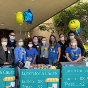 HNS&CS team at Duke Smile Stand