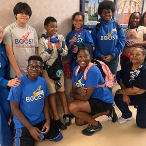 BOOST program participants and clinic staff group photo