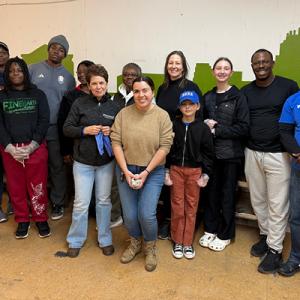 Team members at the Central and Eastern North Carolina Food Bank 