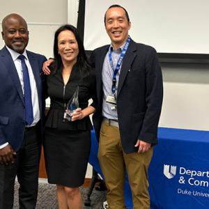 Photo of Dr. Francis, Dr. Teng and Dr. Cheng